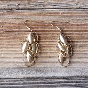 Golden Dangling Earrings